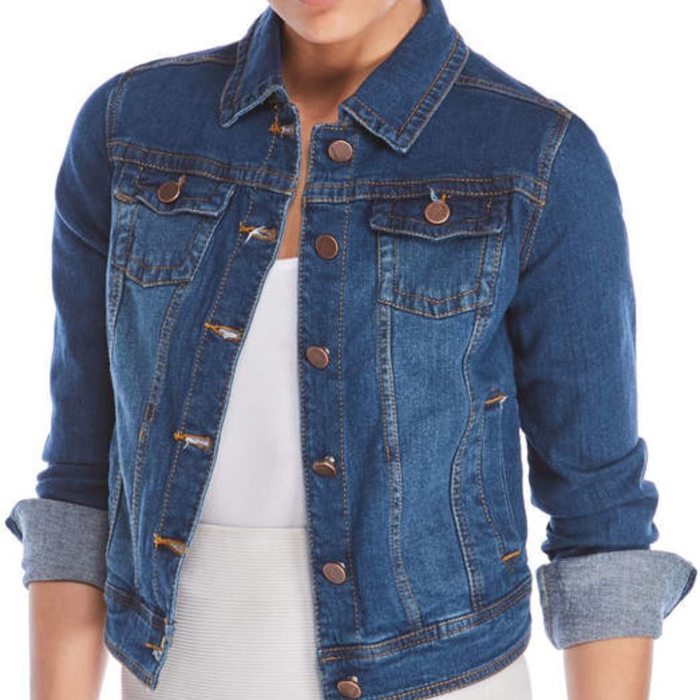 JOUJOU CROPPED DENIM JACKET